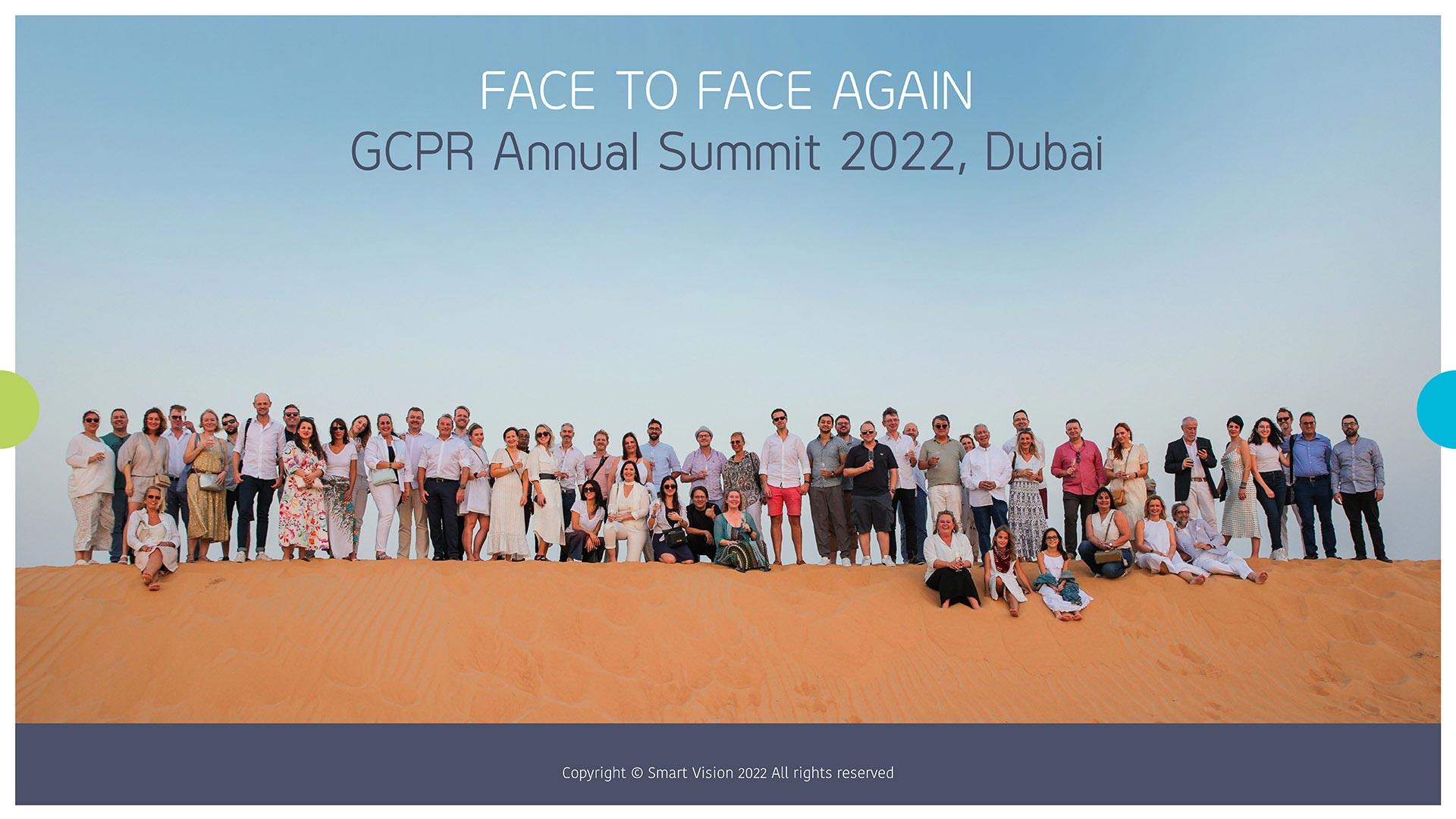Face To Face Again, GCPR Annual Summit 2022, Dubai