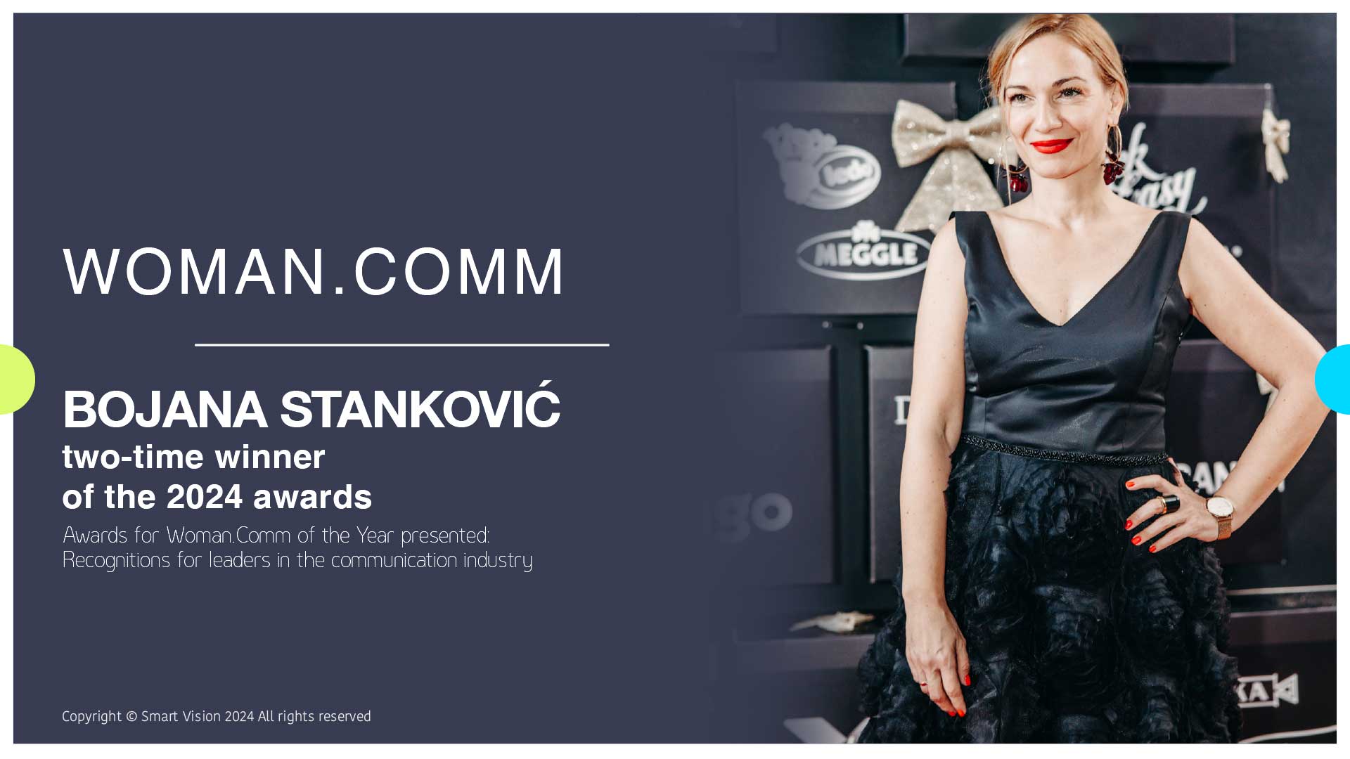 Smart Vision blog Bojana Stanković, two time winner of the 2024 awards Agency Star and Special Star