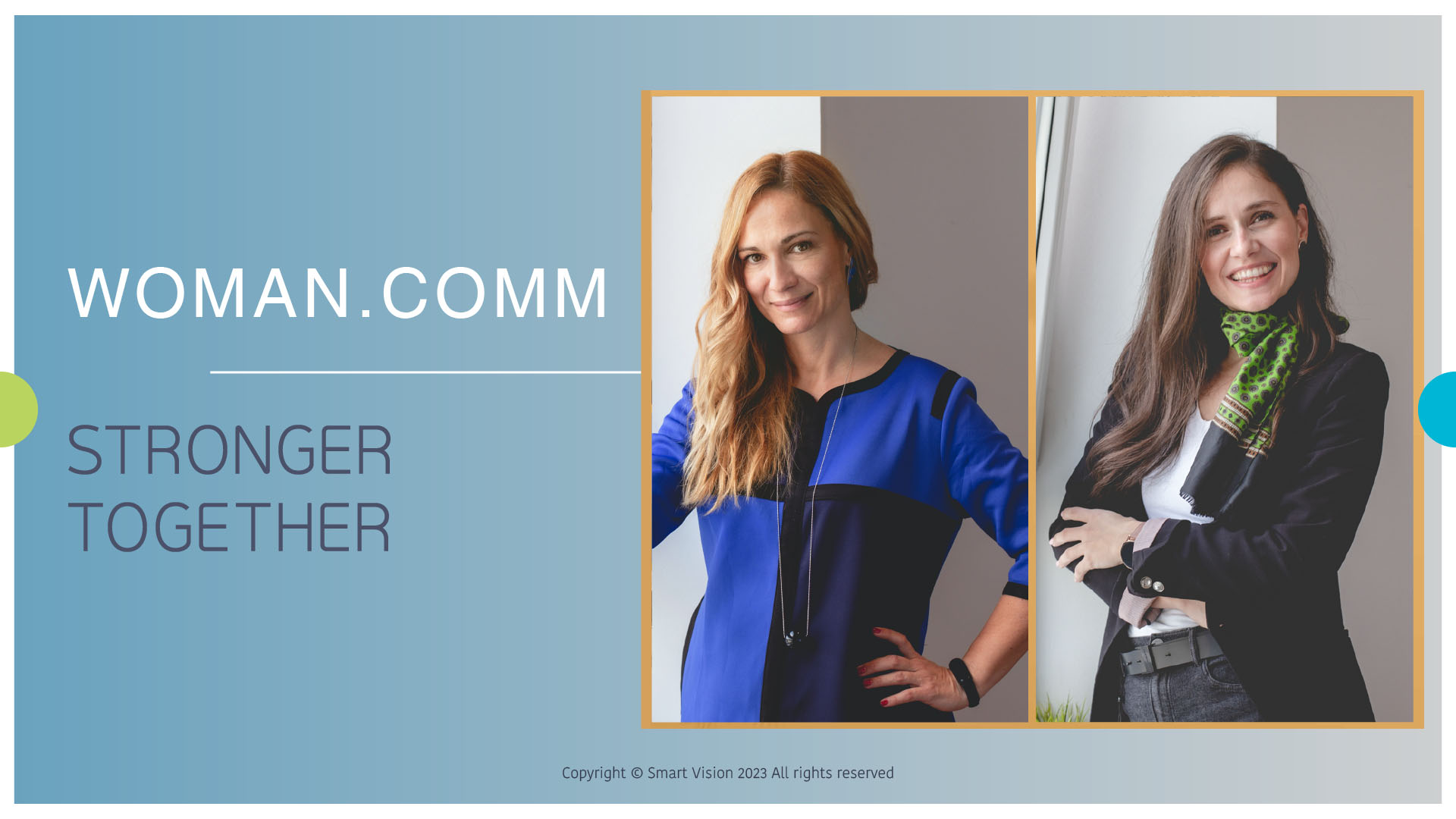 Smart Vision blog WOMAN.COMM Stronger together